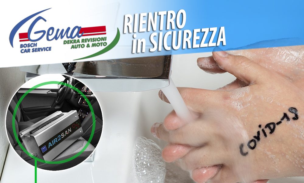 Rientro in sicurezza con la sanificazione ad ozono della tua auto!