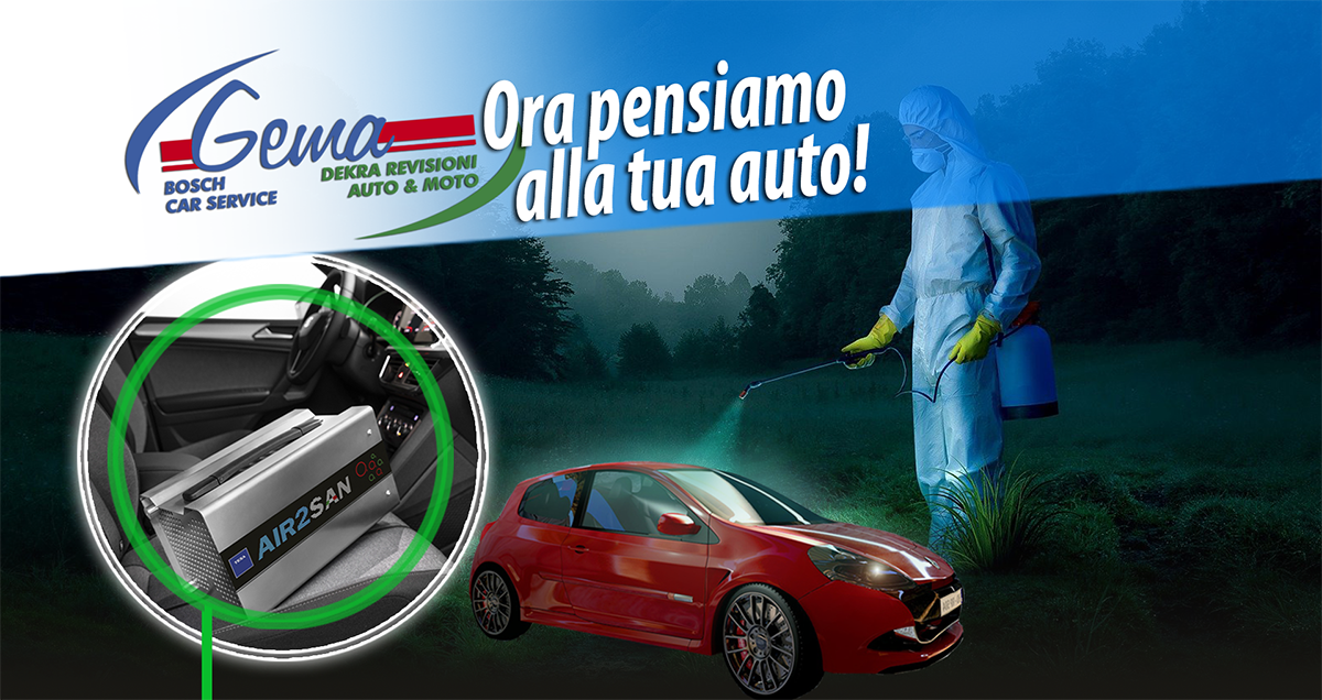 tutti “tamponati”… igienizzati… Bene! Ora tocca alla vostra auto!