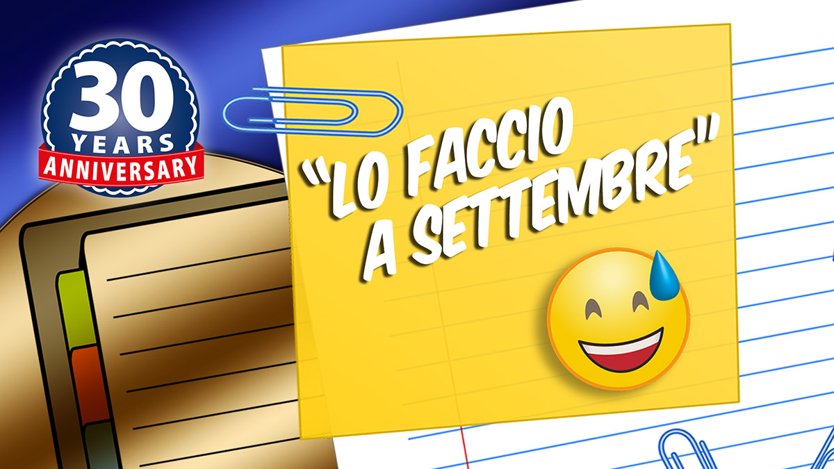 “Lo faccio a settembre”