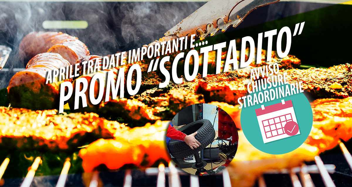 Aprile da festeggiare e date da segnare a calendario!