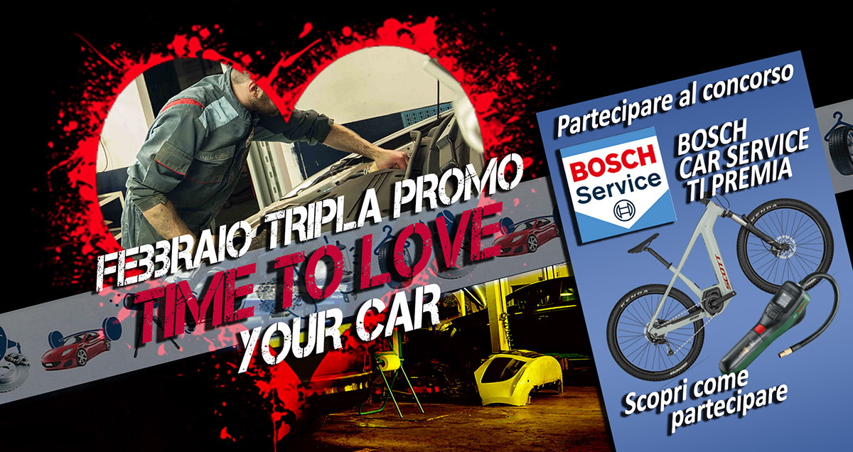 Time to love your car con la tripla promo di febbraio!