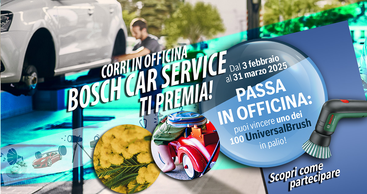 Bosch Car Service vi premia… festeggiate con noi tutte le donne e i papà!