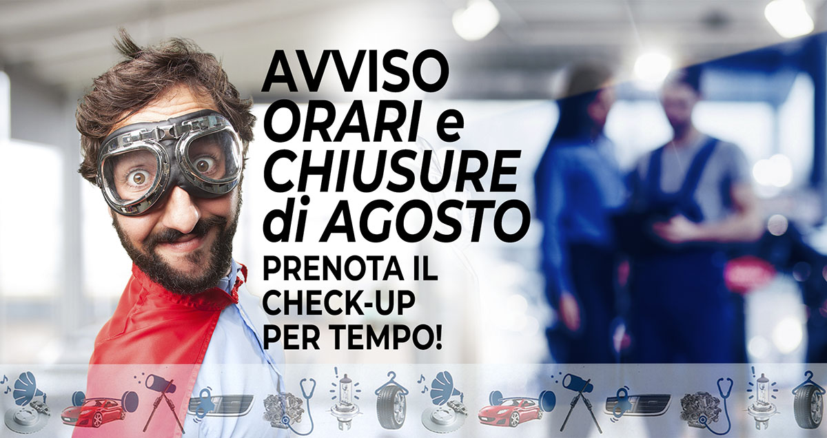 prenota per tempo e avviso chiusure e orari estivi